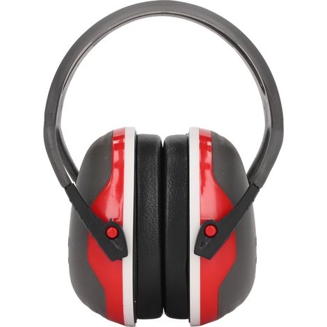 Casque antibruit bébé rouge léger confortable réglable pour sommeil étude réduction du bruit fiable (1/5)