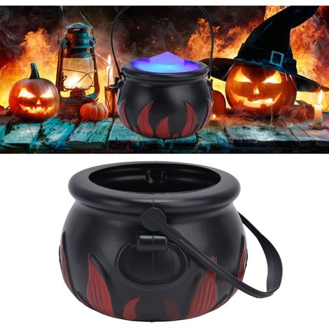 Lumières d'Halloween, lampes de sorcière en bocal, lumières décoratives LED colorées, bocaux de sorcière, lampes fumigènes à atomisation, lumières d'ambiance de fête à changement de couleur, lumières (1/5)