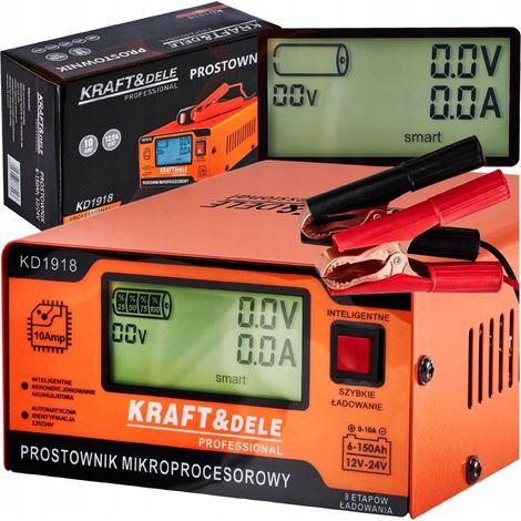 RADDRIZZATORE A MICROPROCESSORE 10AMP 12/24V (1/5)