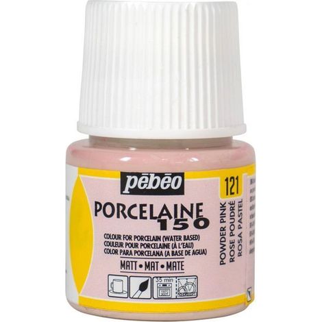 Peinture - Pébéo - Porcelaine 150 - Rose poudré - 45ml - Peinture à l'eau