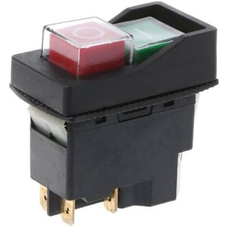 KLD-28A Interrupteur magnétique à bouton-poussoir étanche et avec protection contre les surtensions 220 V IP55-Karteo (1/4)