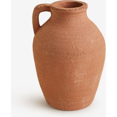 SKLUM Terrakotta-Vase mit Agnon-Griff Rot Sienna