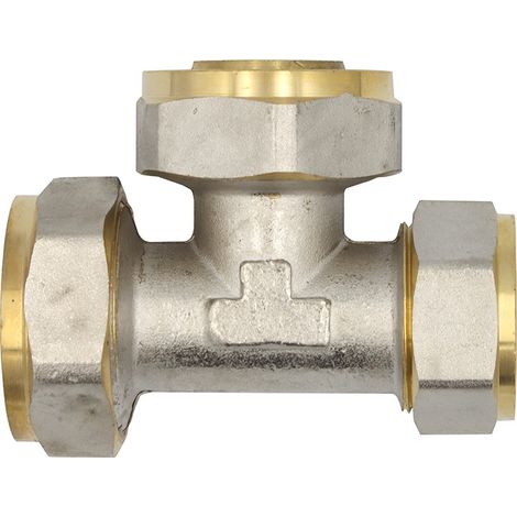 Klemmring Schraubfitting T-Stück reduziert 32x32x26 mm Verbundrohr (1/5)