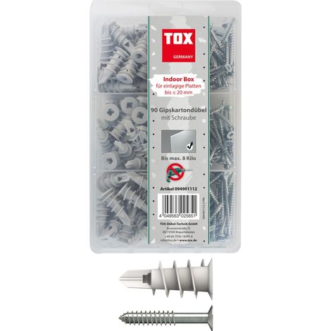TOX Gipskartondübel 180 Stück 094901112