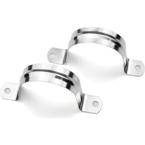 Collier de serrage en U en acier inoxydable 304 de 40 mm, raccord de tuyau, collier de serrage en forme de U, fixation pour tuyau, lot de 16 (1/5)