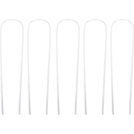 U-Shaped Plant Support, U-Shaped Plant Frame, Acrylic Support for Climbing Plants with a Sturdy 5mm Diameter and a Height of 40cm, Ideal for Indoor and Outdoor Use (1/5)