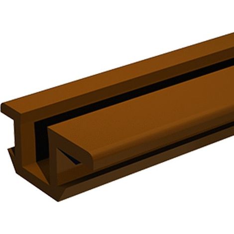 Rail PICO 25marron en 2 m - MANTION - 25/200M