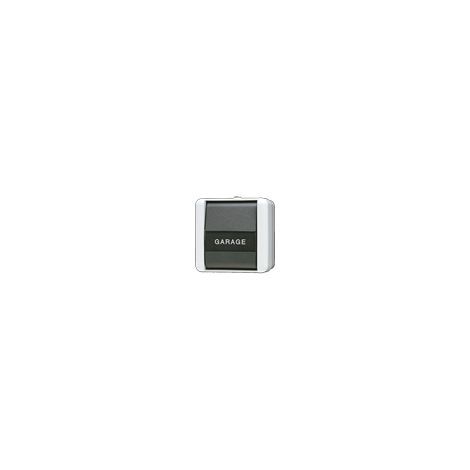 Jung Interrupteur à bascule, va-et-vient universel, avec champ d'inscription, IP 44, WG 800 806 NAW