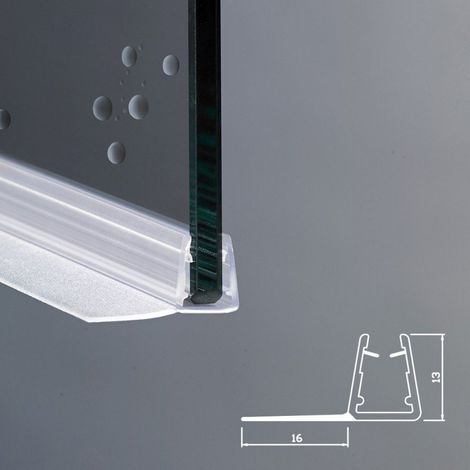 Guarnizione Box Doccia Ricambio Verticale Vetro 6mm 8mm EC-16-404