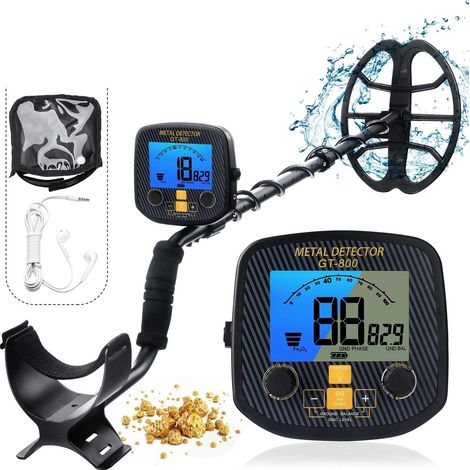 Détecteur de métaux pour adultes GT800-1 Détecteur De Métaux D'or Souterrain Étanche Réglable Tracker De Metales Localisant Le Fil De Circuit Étanche professionnelle améliorée de plus grande précision (1/5)