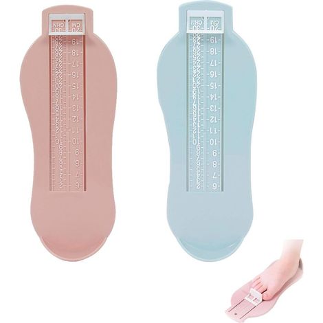 Fußmessgerät, Fußlehre, Tailles de mesurer, Fußmessgerät pour la Détermination de la taille de la chaussure, 2 Pièces (1/5)