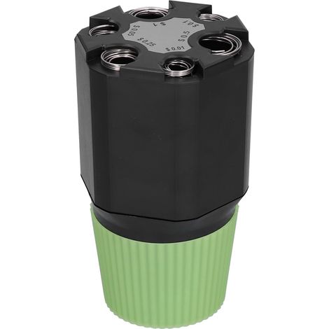 Coffre à pièces dollars 2 niveaux pour voiture organisateur de billets noir et vert (1/5)