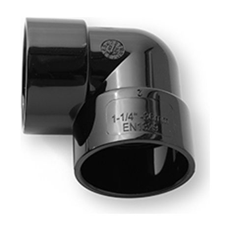Primaplumb 32mm 90 Deg Knucke Bends - Durable Black Plumbing