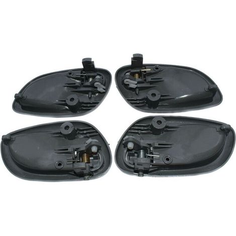 Juego de 8 manijas interiores para puertas (delantera, trasera, izquierda, derecha) para Grand Vitara, color gris, modelo 95-01, números de pieza: 83130-60G01, 83110-60G01 (1/4)