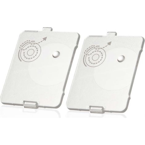 2 Spulenschutzplatten aus Kunststoff. Kompatibel mit dem Spulenschutz der Singer-Nähmaschinen Nr. 416428301-3321, 4411 Heavy Duty, 4423 Heavy Duty, 44S und 4452. (1/5)