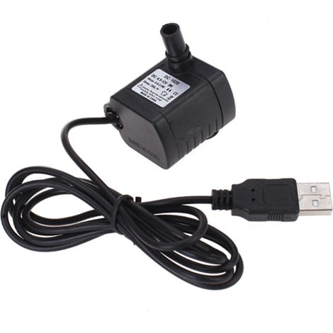 DC 3.5V-9V 3W USB Pompe à Eau Submersible Pour Aquarium Fontaine Etang à poisson (1/5)