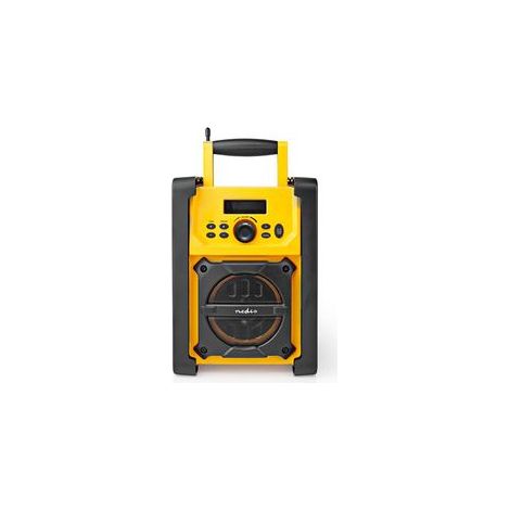 Radio fm radio en el lugar de trabajo fm alimentado por bateriaadaptador de corriente digitales 15 w tamano de pantalla 22 - pantalla azul blanca bluetooth ipx5 asa de transpor