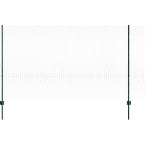 Maison Exclusive - Geschweißter Drahtzaun 50 x 1,4 m (B x H)
