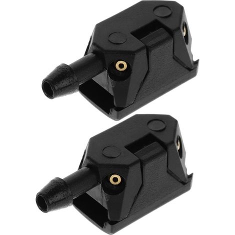 2pièces Gicleurs de Lave-glace pour Voiture Kit de Buses Essuie-glace Inclus pour Pare-brise et Capot Moteur