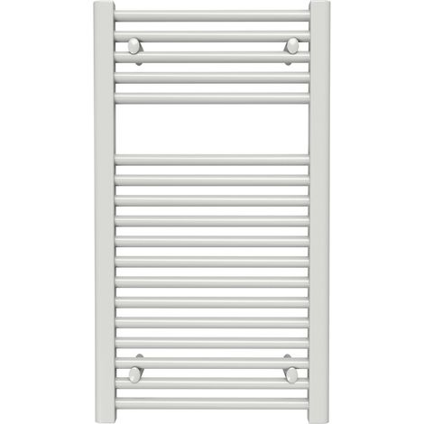 RADOX Sèche-serviette eau chaude mural vertical - SCALA N BLANC - 800 x 450 mm - 18 tubes - 342 W (1/3)
