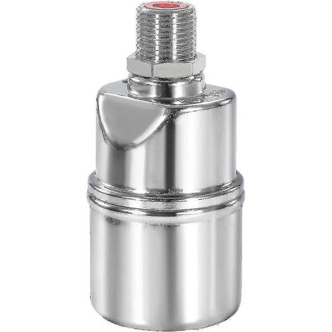Vanne de contrôle automatique du niveau d'eau, flotteur à bille en acier inoxydable 1/2 pouce pour réservoir/piscine Straightjia (1/5)