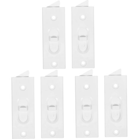 3paires Système De Verrouillage Pour Fenêtres à Basculement De Loquets Plastique Mécanisme à Ressort Pour Utilisation Facile Et Sécurisée