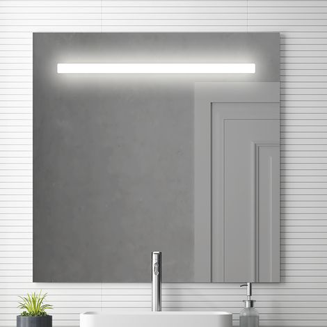 Miroir éclairage LED de salle de bain STAM avec interrupteur tactile - 60x80cm (1/3)