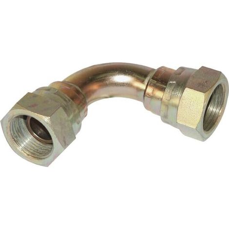 Adaptador acodado con 2x tuerca 3/8 BSP BURNETT & HILLMAN FF9006B (1/2)