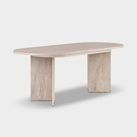 Tavolo da pranzo allungabile moderno 160/200x90 Sorell - Beige (1/5)