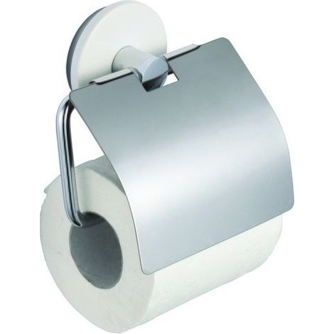 Porte Rouleau Papier Wc Mural Céramique & Zinc MALTA Gris MSV (1/2)