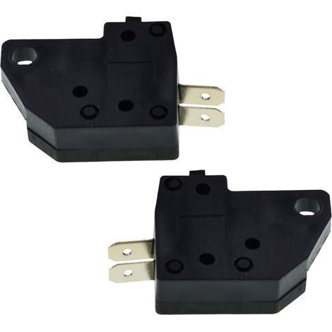 2 Pièces Interrupteurs Gauche et Droit pour Feux de Freinage, Moto Interrupteur De Feux Freinage, Moto Scooter Électrique Remplacement Feu Stop Interrupteur Poussoir, Universel pour Moto (1/5)