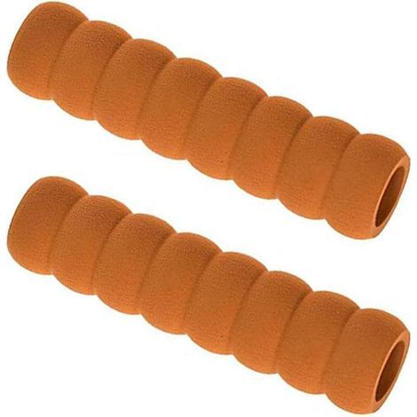 Door handle covers, soft foam handle covers (set of 2) (brown)High quality, the ideal choice for families. (1/5)