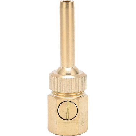 Buse de fontaine en laiton à filetage interne réglable avec valve, adaptée aux bassins, 1/2 pouce (20 mm) (1/4)