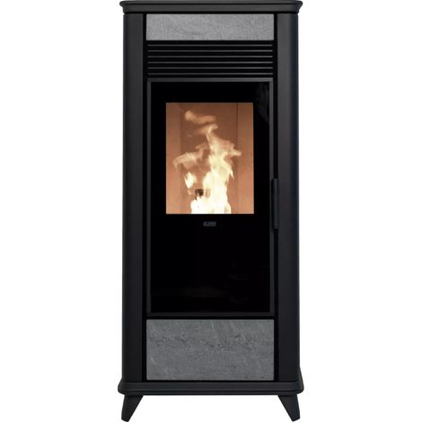 BRICOSOL ESTUFA DE PELLET KLOVER MODELO CLASS 90 MULTI-AIR PIEDRA (1/5)