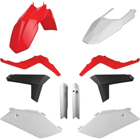 Kit in plastica Polisport Gas Gas EC ECF 125 200 250 300 12 13 Rosso Bianco Nero