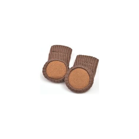 Chaussettes de meubles tricotées antidérapantes pour pieds de chaise, éviter les rayures, réduire le bruit, facile à déplacer, 24pcs, brun (1/2)