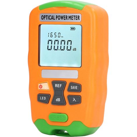 Mini-Glasfaser-Leistungsmesser, Messbereich -50 bis +26 dBm, universelle FC/SC/ST-Schnittstelle, empfindlich, orange (1/5)
