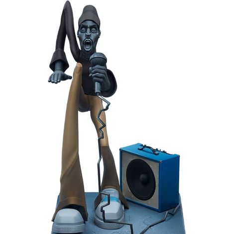 Figurine Sculpture Hip Hop Statuette Sculpture décorative Résine Multicolor 20 x 12 x 12cm (1/5)