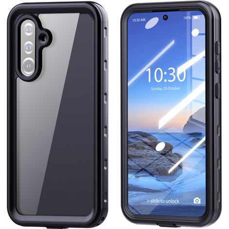 Étui étanche IP68 pour Samsung Galaxy A37 5G / A36 5G, Rouge poivre, Noir