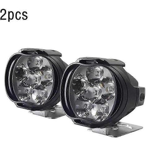 2 feux antibrouillard à 6 LED 12V à 2 voies
