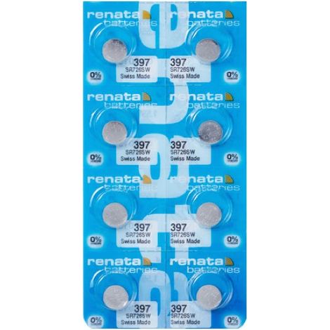 .8 piles Renata 397 SR726SW.
.
.
.