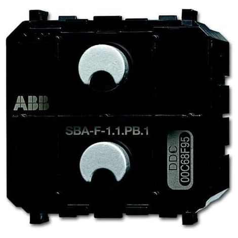 Capteur Actionneur f@h Zénit 2 touches LED 1xBSO 230V 2CKA006220A0237 ABB BJE518740