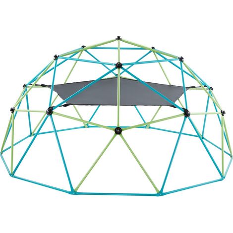 Geometrische Kletterkuppel (305 cm) mit Schaukel und Hängematte, 453 kg schwere Spielanlage für Kinder von 3-10 Jahren, einfach aufzubauender Gartenspielplatz (1/5)