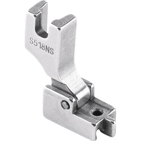 Industrial sewing machine presser foot, replacement fabric foot, flat presser foot, steel cover, invisible zipper foot (1/5)