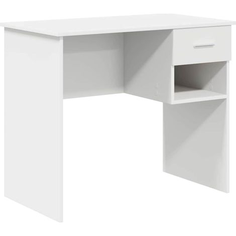 Maison Exclusive - Schreibtisch mit Schubladen Weiß 90 x 49 x 75