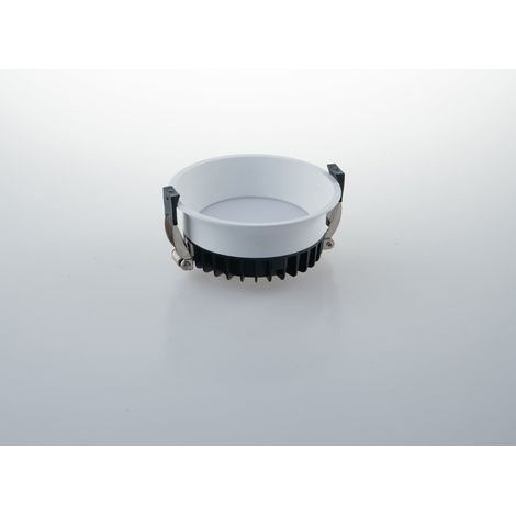 "Faretto ad incasso LED XANTO tondo bianco con luce antiflesso 12W 5000K (luce fredda) 11x4.7 cm."