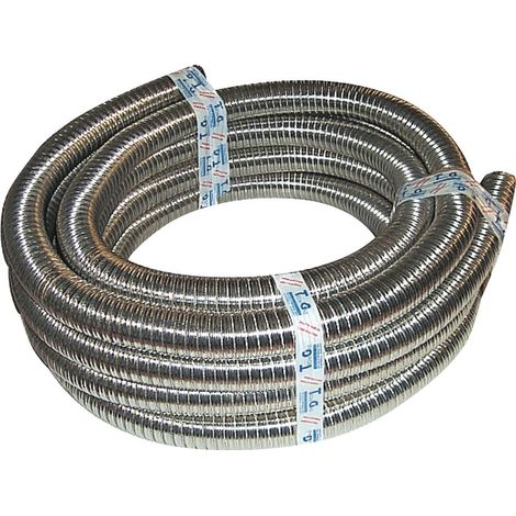 Tubo flessibile inox ø 80 mm con doppia parete e interno liscio (prezzo a metro) 00000051300