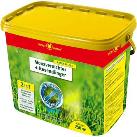 Moosvernichter Rasendünger SW 250 8,75 kg 2 Stk