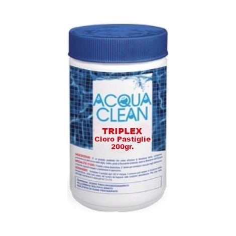 Trichloro en comprimés de 200 g pour les piscines en emballage de 1 kg - .325 - 1,3 - 72