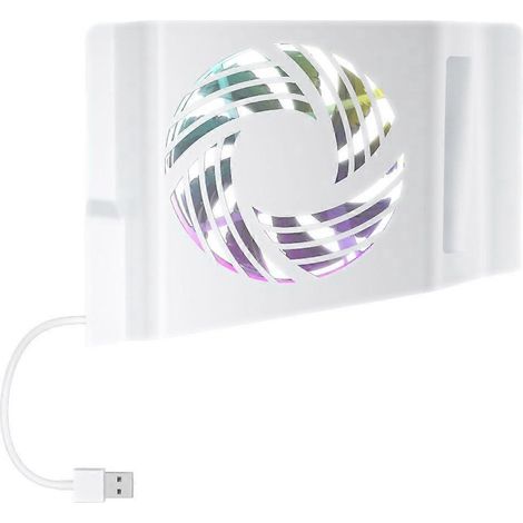 Vertikaler Standventilator mit Beleuchtung, Kunststoff-Ventilator für schlanke Modelle